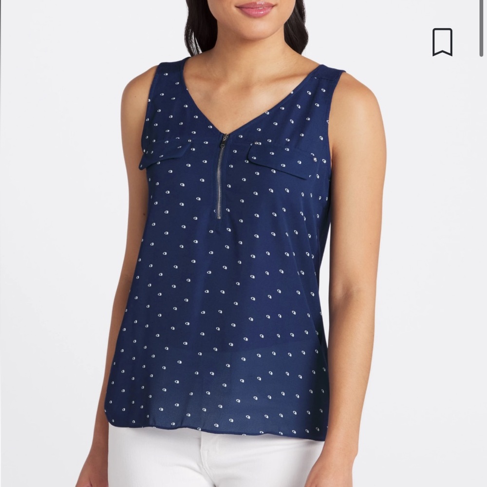 Mixed Material Blouse - image 1